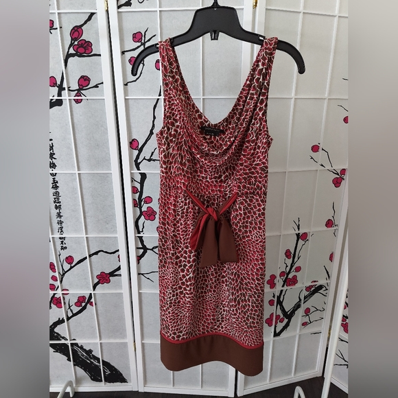 Dress Brown & Pink Small BCBGMaxAzria - Picture 4 of 8